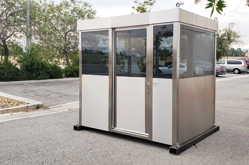 What is prefab security booth