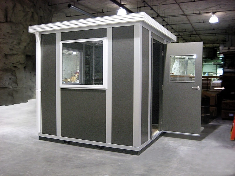 What is prefab security booth