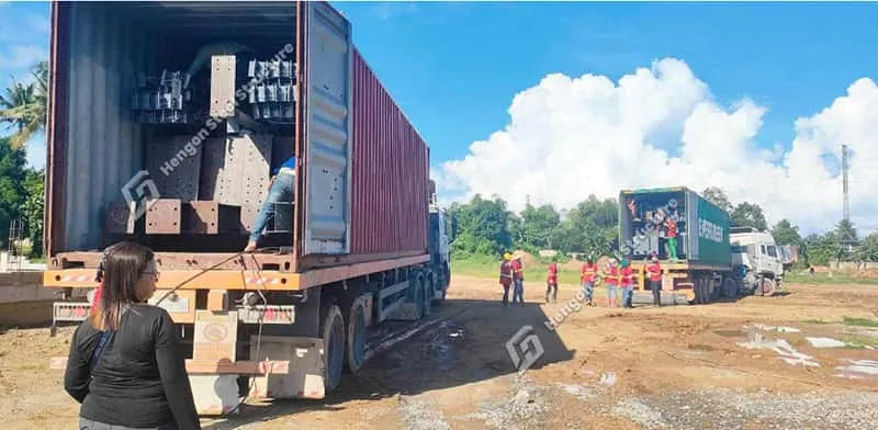 Prefab metallic structure Workshop for shrimp food