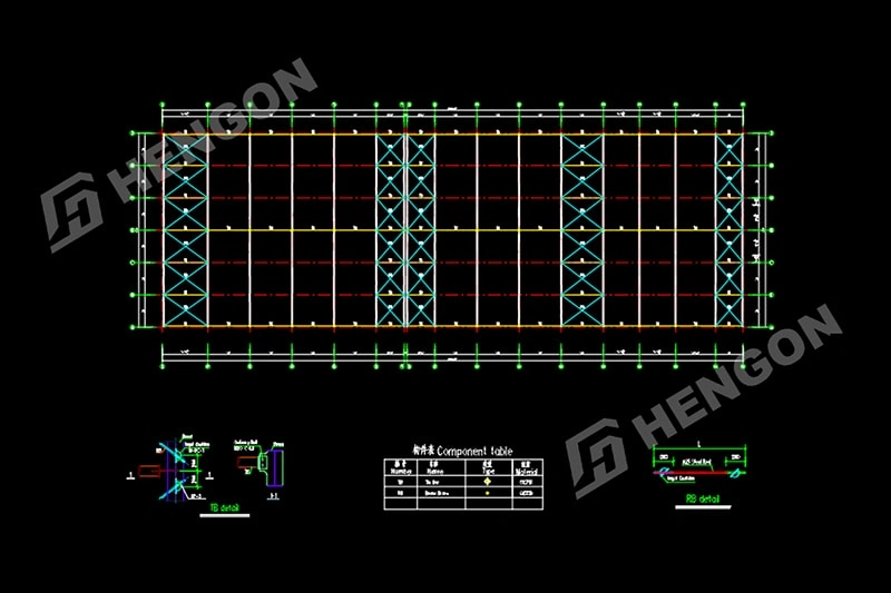 Hengon Ships Prefab Steel Structure for U.S. Cement Plant Project
