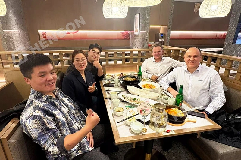 Brazilian Client Visits Hengon for Steel Warehouse Project