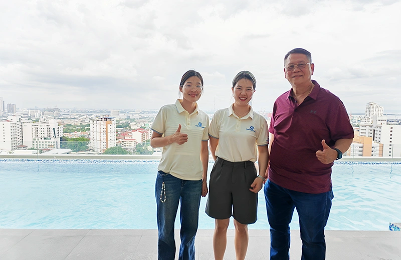 Visiting Philippine customers 