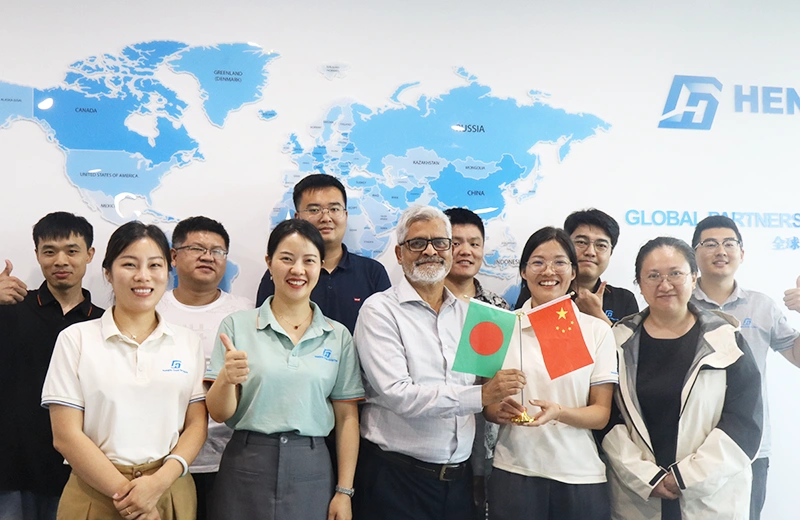 Welcome Bangladeshi customers to visit our factory