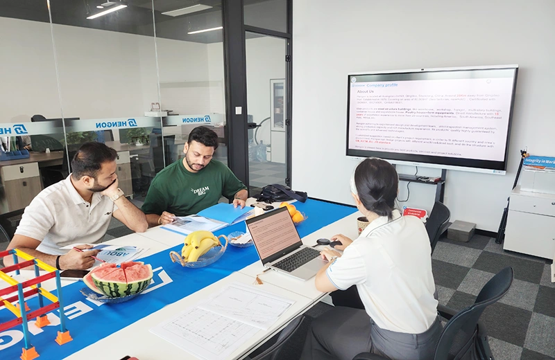 Welcome Indian customers to visit our factory