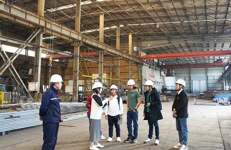 Welcome Philippine customers to visit our factory