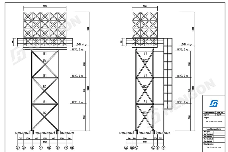 Democratic Republic of Congo - Hot-Dip Galvanized Water Tank