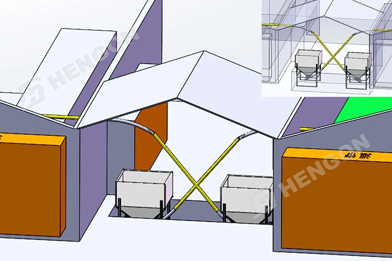 Philippine Broiler in cages